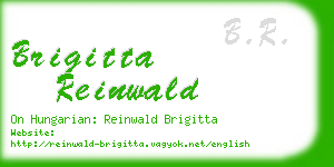 brigitta reinwald business card